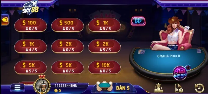 Hướng dẫn từ cách chơi từ A đến Z Poker Sky88